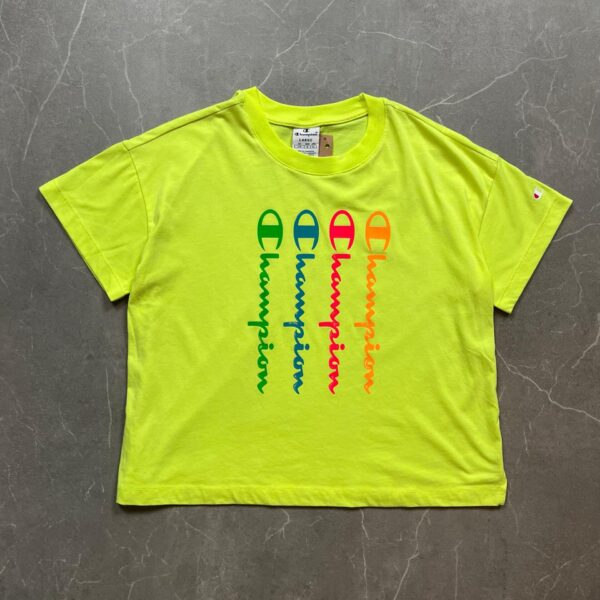 Champion neon Crop Top L