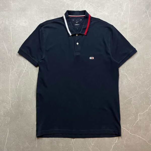 Tommy Hilfiger Navy Piké L
