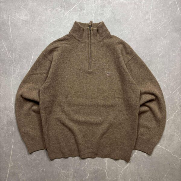 Gant kötött zip neck L