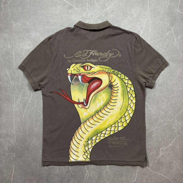 " Ed Hardy vintage piké póló XL
