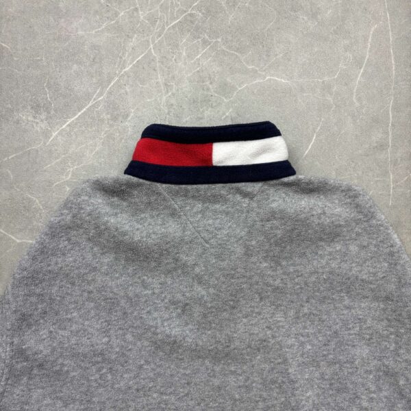 " Tommy Vintage Polár Zip Neck M - Image 3