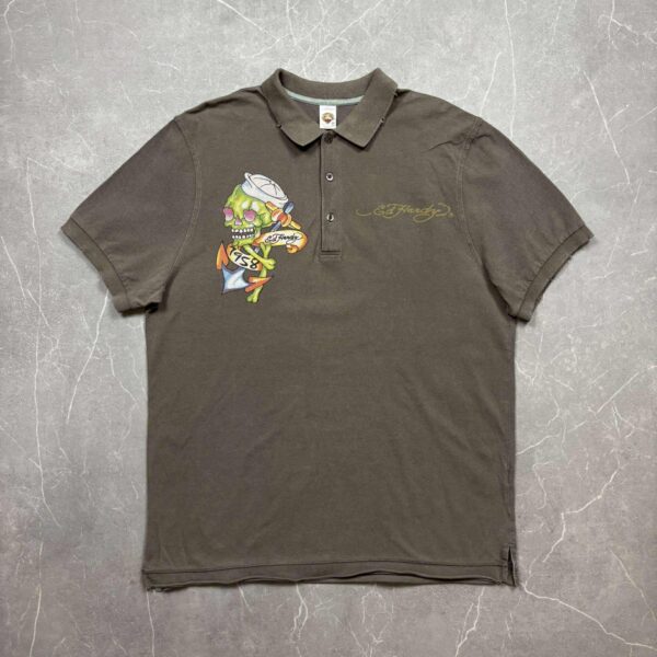 " Ed Hardy vintage piké póló XL - Image 2