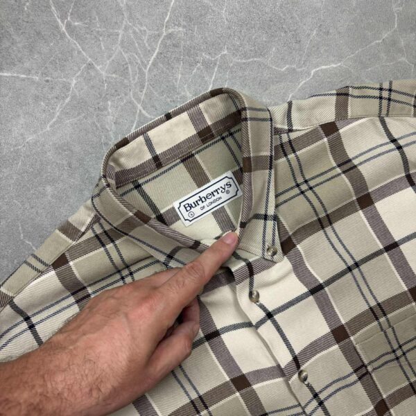 " Burberry Vintage Flanel Ing M - Image 2