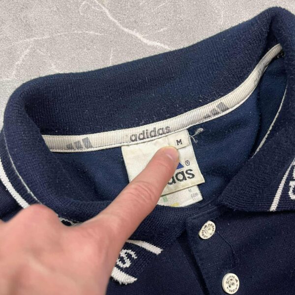 Vintage Adidas Hosszú Ujjú Piké M - Image 2