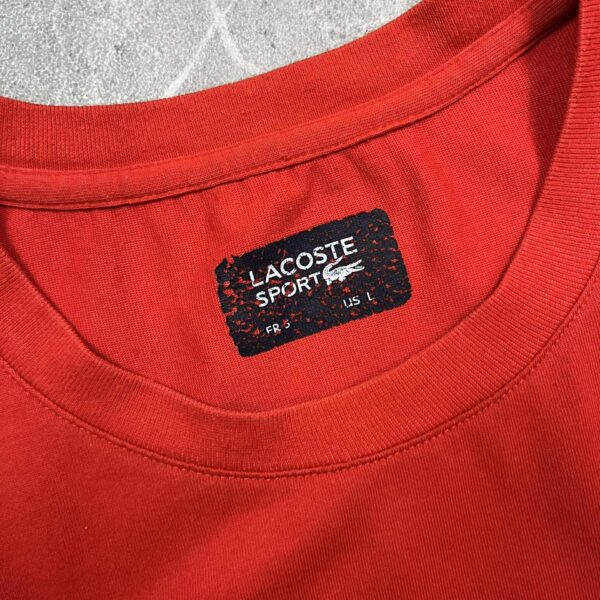 Lacoste Narancssárga Póló L - Image 2