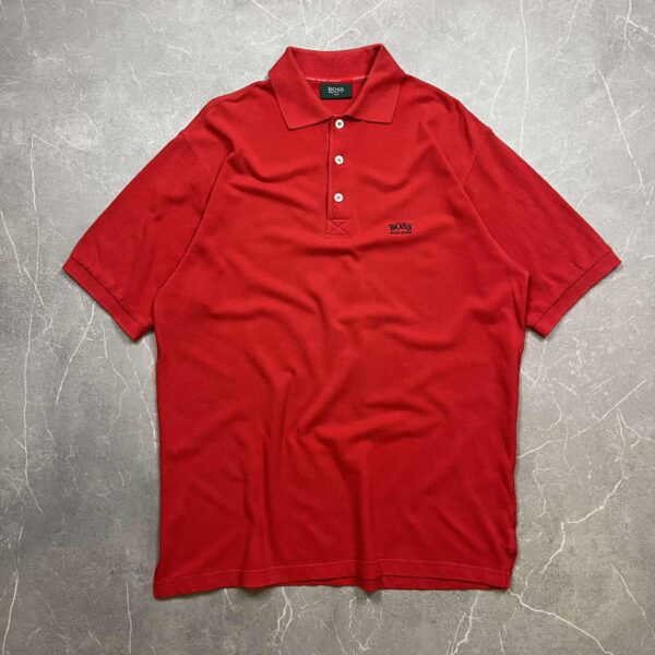 Hugo Boss Piros Piké L