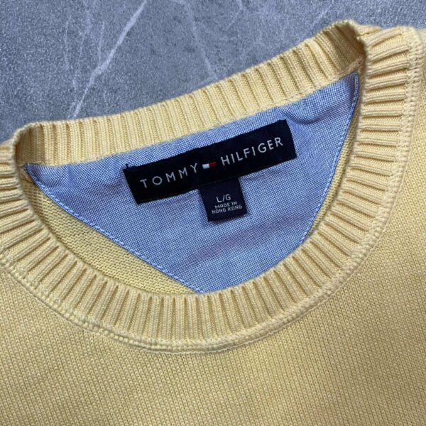 Tommy Hilfiger Kötött Pulcsi L ylw - Image 2