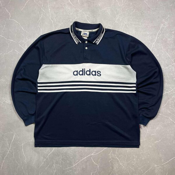 Vintage Adidas Hosszú Ujjú Piké M